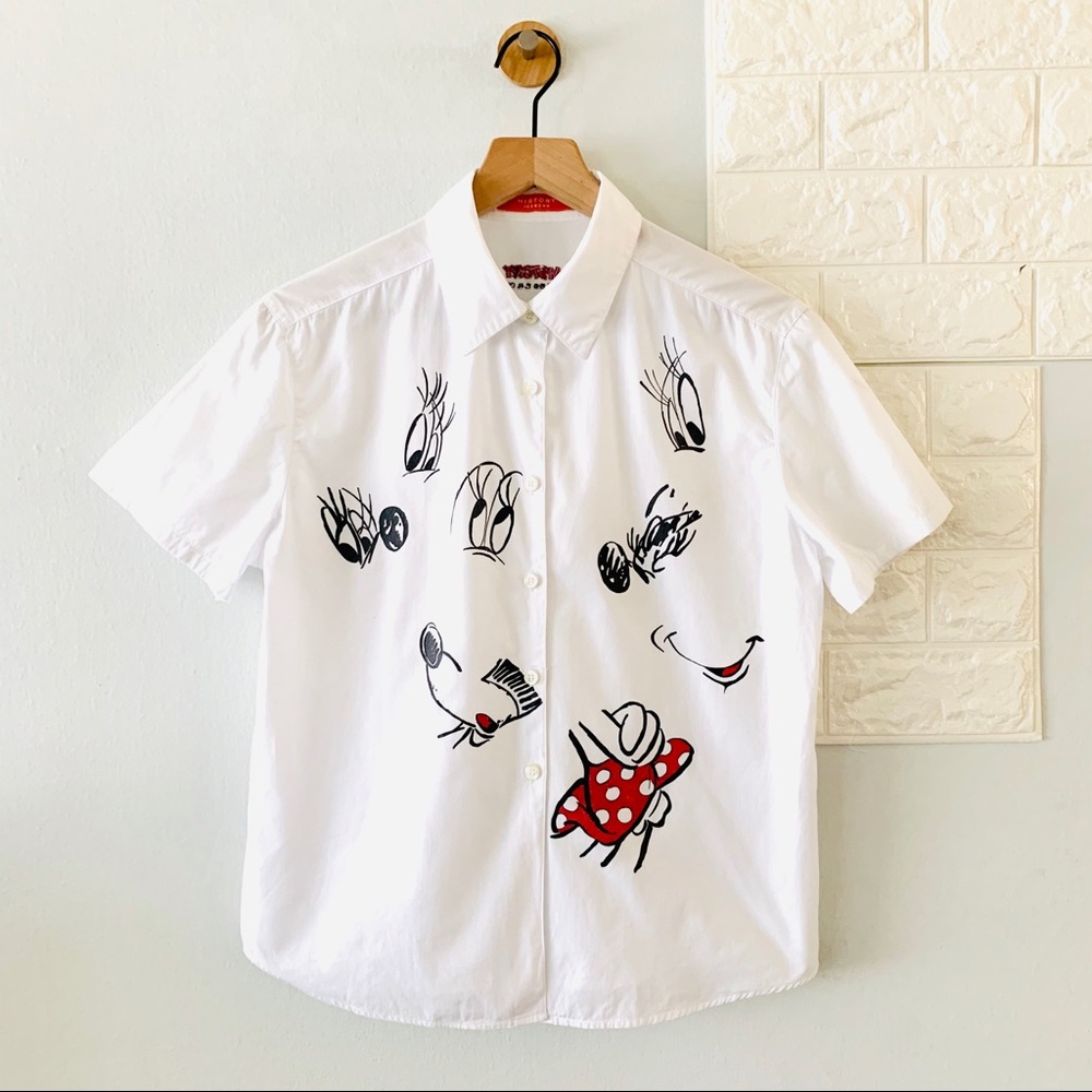 Vtg Iceberg History X Disney Minnie Mouse Top